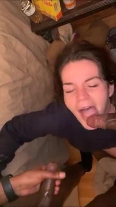 Sorority girl on her saturday night