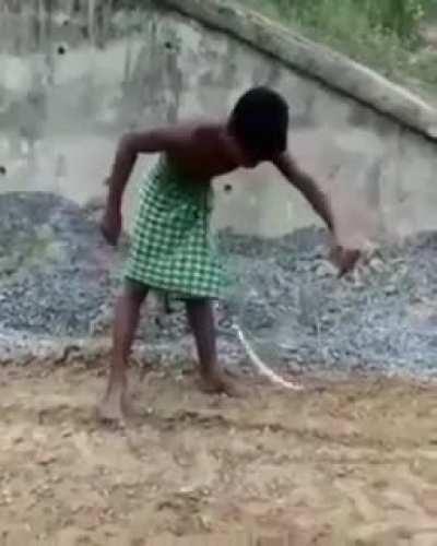 Snake sneaking on too snek!