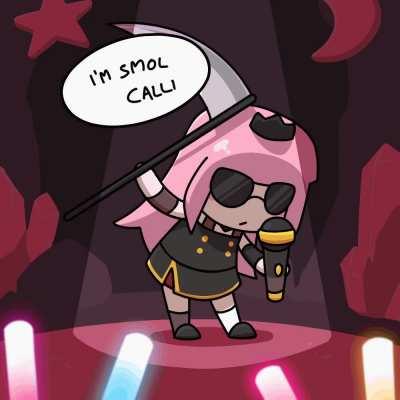 I enjoyed Smol Calli's show so much! So I did this short animation 💀🎶