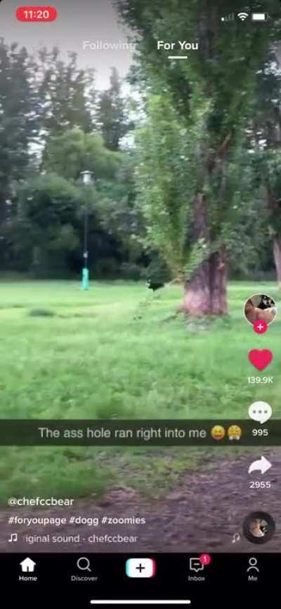 I blinked at the end