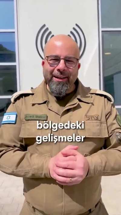 Congratulations Turkey, you finally got what you wished for, your very own IDF spokesman