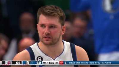 [Highlight] Luka’s sheer disgust at the ref who gave him a tech