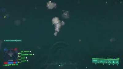 Fun fact: You CAN go underwater. By meleeing the water.