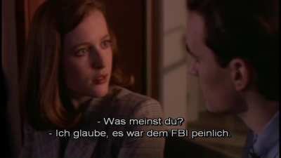 Seeing this deleted scene for the first time, glad they cut Scully's love interest from the show.