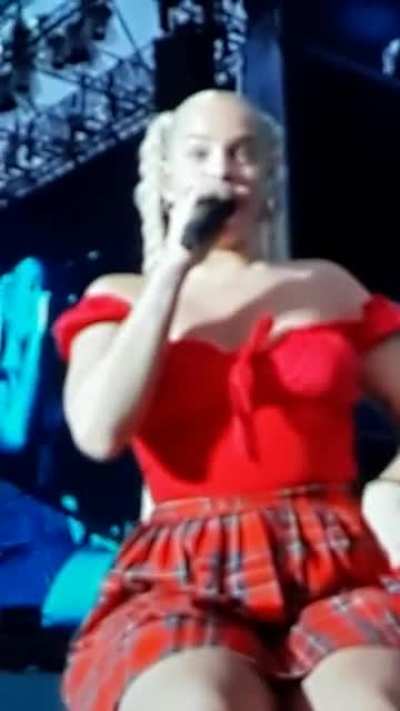 anne-marie touching her tits