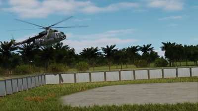 Grocery shopping in a Mi-8