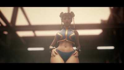 Sparring with Chun-Li (ZMSFM) [Street Fighter]