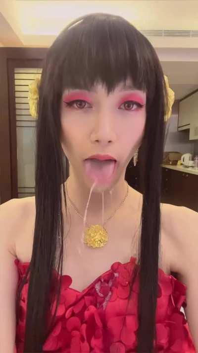 If you cum in my mouth I will play like this 💦💦💦