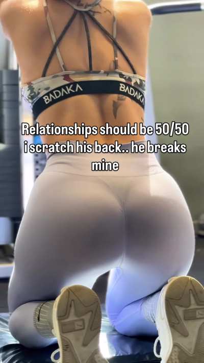 One wrong move and these pants give up—just like you would 🤭😈