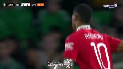 Marcus rocket goal & real betis fun middle finger