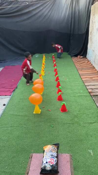 Challenge between kids