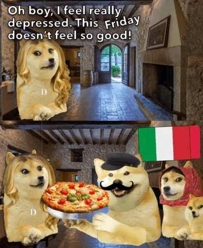 Le Pizza time with Camillo has arrived