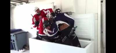 Nothing like a good ole fashioned game of Florida Ice Hockey