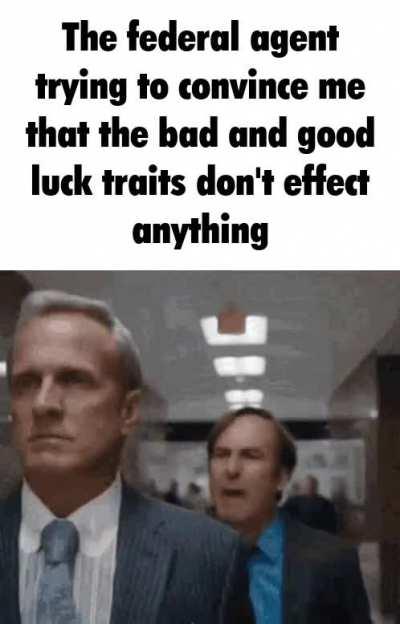 its called good luck so therefore it makes me luckier