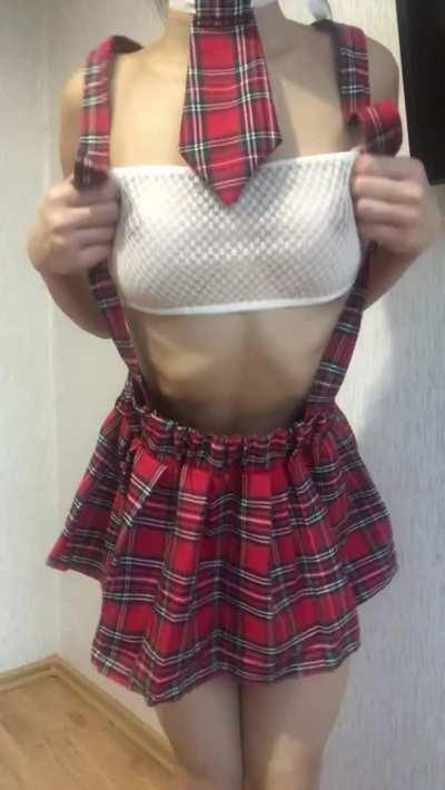 A tiny fuckable schoolgirl just landed in your room