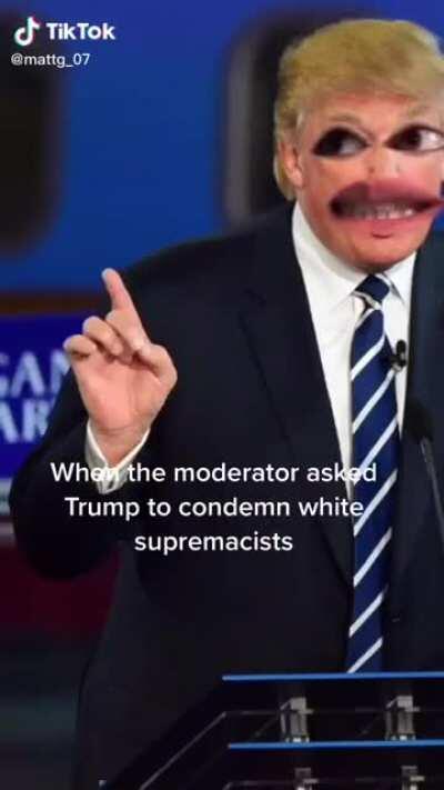 When Chris Wallace asked Trump to condemn white supremacists