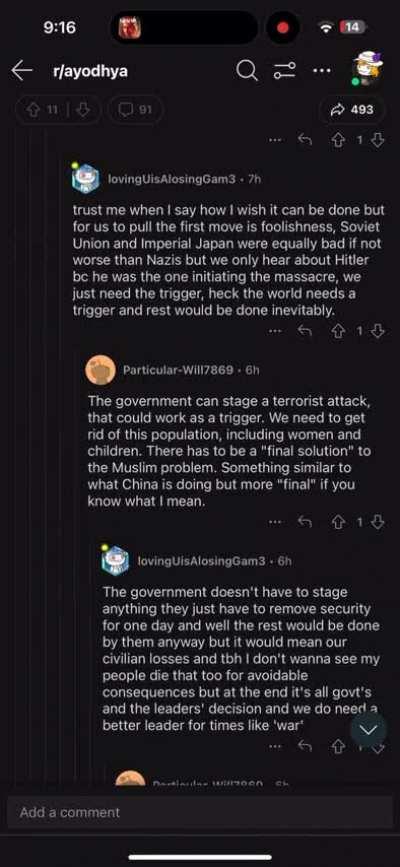 Talks between two Sanatani