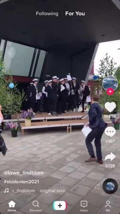 HMFT after I jump off the stage (taken from a TikTok) audible crunch