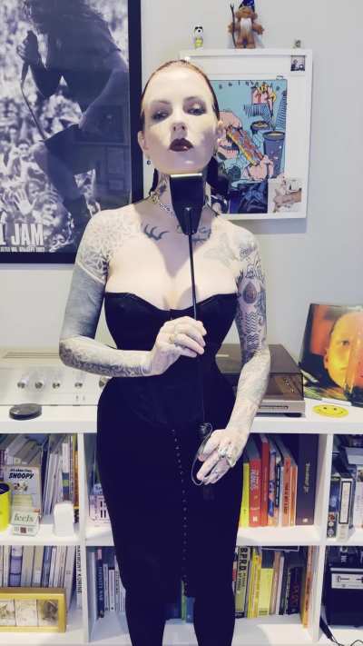 Take this dress off and start licking my pussy