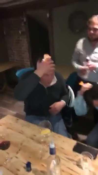 human candle or roman candle?