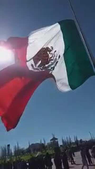 HMFT after I stand too close to a flag