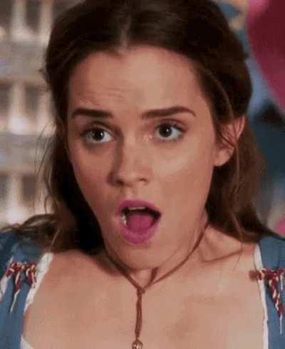 Emma Watson Big O face