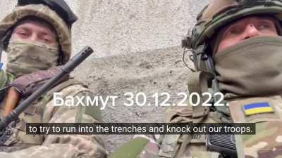 Bakhmut update 30/12/22 - The situation remains unchanged. There were several assaults on Ukrainiann positions and the invaders tried to storm the trenches but failed. All positions are held and Bakhmut holds 🇺🇦