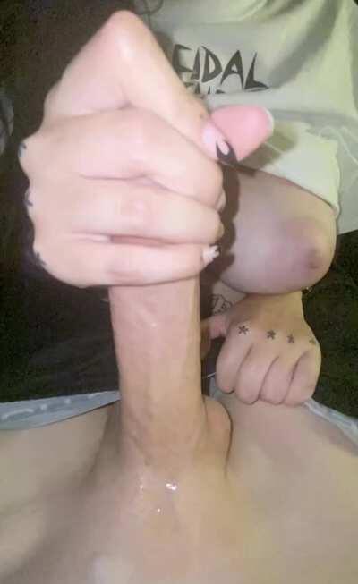 Taking advantage of slow motion with this cumshot, will you film slow motion with me?