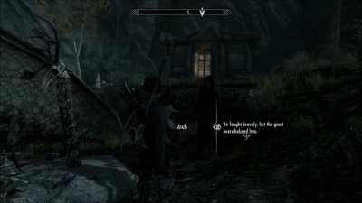 He died well? Let me think about that