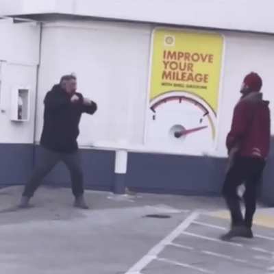 Homeless man finds and jacks up his attacker