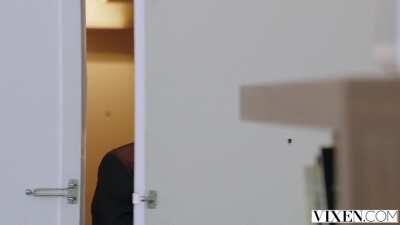 Mia Melano's first scene ever.