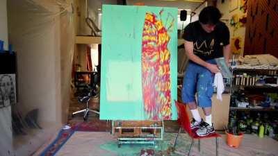 Jim Carrey's paintings