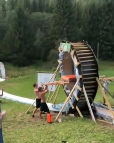 Just on the corner of the neighbourhood