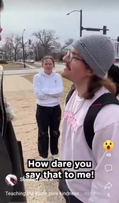 professor ignores man with anxiety, gets canceled