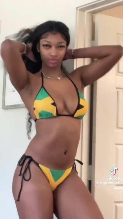 Angel Reese Black Dress