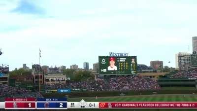 [Highlight] Harrison Bader hits a game tying solo shot in the eighth.