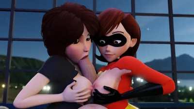 Aunt Cass & Helen Parr (SaveAss) [Big Hero 6, The Incredibles]