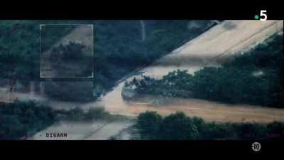 A French documentary shows rare images of a convoy of Russian mercenaries in action filmed without their knowledge by a surveillance plane belonging to 