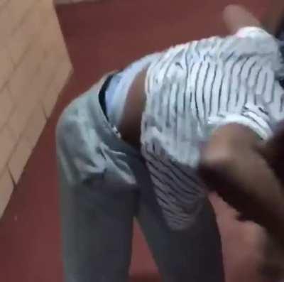 Lil bad ass nigga wanna knock on doors and run that’s what he get