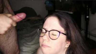 she tries to be happy for him