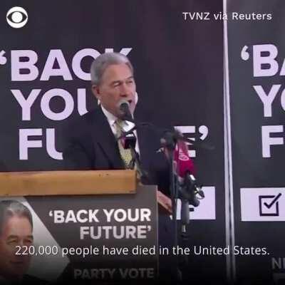 WCGW being a denier in front of a Minister