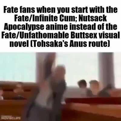 fate fans be like read the 100 hour vn from 2003 bro