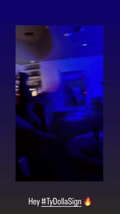 Recording MV inside the club 