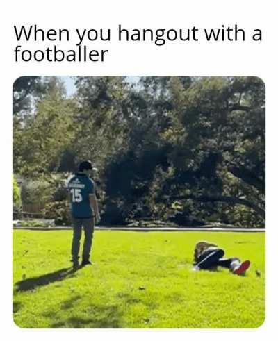 Or soccer player if you're still awake