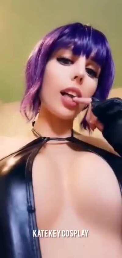 Motoko Kusanagi erocosplay! - By Kate Key (self)