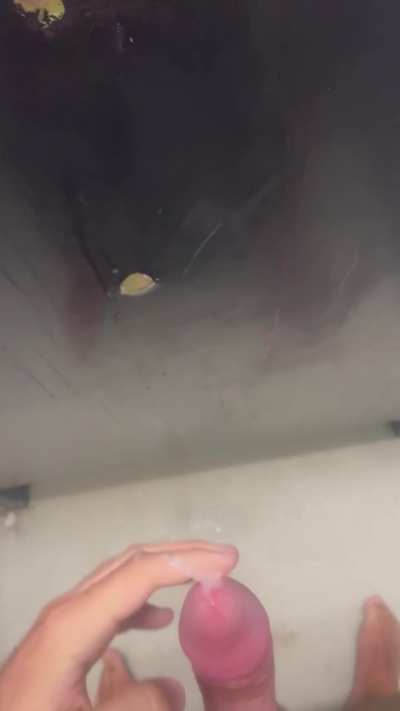 Naked and cumming in my school toilets