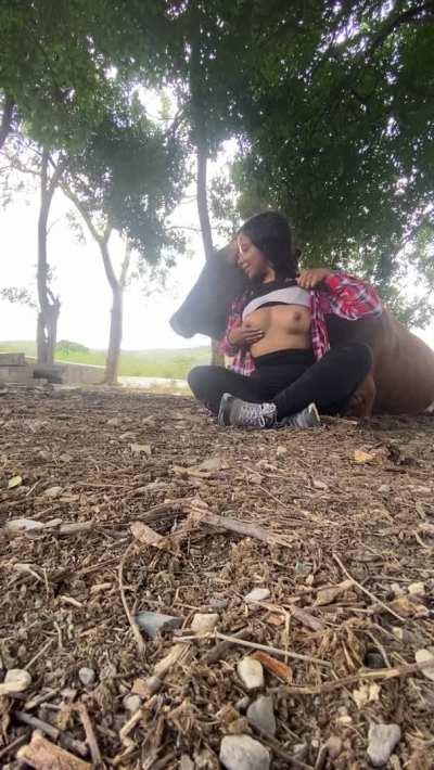 my step brother fucked me on the farm