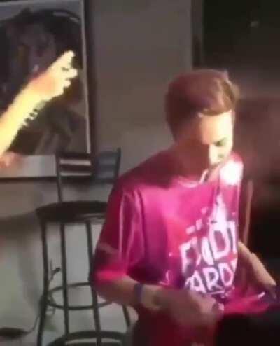 Smoking and aerosol. Nice