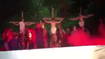 Nobody mistreats Jesus in front of me.