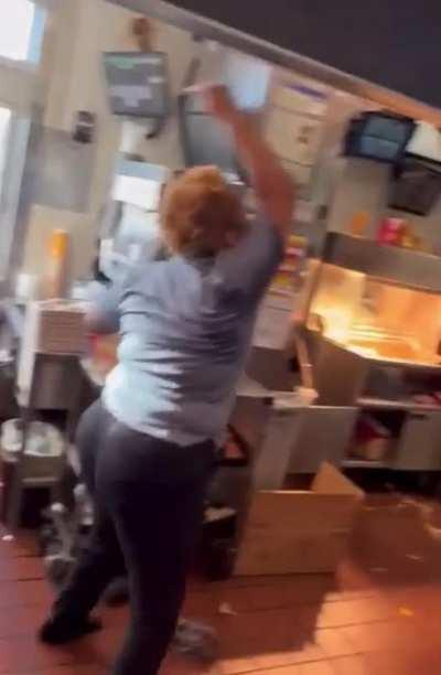 Fight breaks out between two McDonald’s workers
